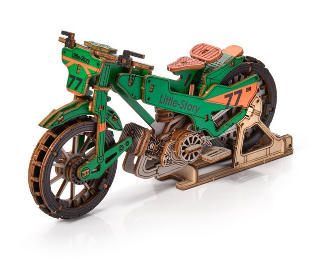 Little Story Puzzle 3D - Motocykl Żużlowy E019G