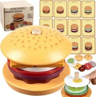 Zabawki AGD - Kruzzel Burger drewniany Kruzzel 22673 - miniaturka - grafika 1