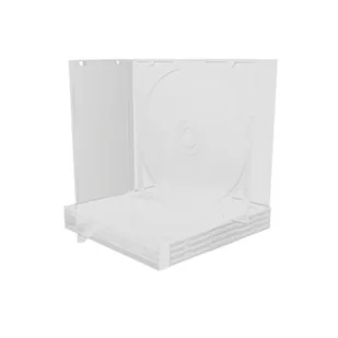 MediaRange BOX23-T opakowania na płyty CD Pojemnik na klejnot 1 dysków Przezroczysty BOX23-T - Pudełka i akcesoria na płyty CD - miniaturka - grafika 1