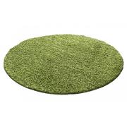 Dywany - Dywan shaggy zielony 160x160 cm koło - miniaturka - grafika 1