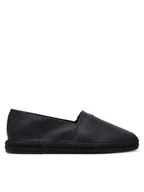 Espadryle męskie - Calvin Klein Espadryle Espadrille Lth HM0HM01882 Czarny - miniaturka - grafika 1