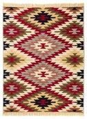 Dywany - Dywan KILIM GOLD aztecki beżowy dwustronny - miniaturka - grafika 1