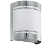 Lampy ogrodowe - Eglo 79283 - Kinkiet zewnętrzny CERNO 1xE27/40W/230V chrom IP44 - miniaturka - grafika 1