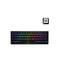 D-E layout - Sharkoon SKILLER SGK50 S4, gaming keyboard Kolor: CZARNY, Kailh Brown - Klawiatury - miniaturka - grafika 1
