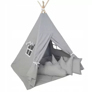Namiot Tipi dla dzieci 3 poduszki mata Wigwam / EDISA - Namioty i tipi dla dzieci - miniaturka - grafika 1