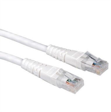 Secomp Standardowy kabel krosowy UTP, kat. 6 klasa E, biały, 10 m