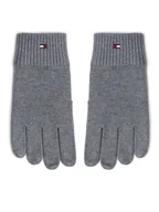 Rękawiczki - Tommy Hilfiger Rękawiczki Męskie Essentials AM0AM12845 Szary - miniaturka - grafika 1