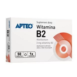 Synoptis Witamina B2 50 szt. - Witaminy i minerały - miniaturka - grafika 1