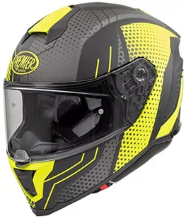 Premier HELM HYPER BP Y 9 BM, SZARY/żółty, S - Kaski motocyklowe - miniaturka - grafika 1