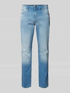 Jeansy o kroju regular fit z 5 kieszeniami model ‘WEFT’ - Spodnie męskie - miniaturka - grafika 1