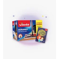 Miotły, szufle, mopy - Mop płaski, wiadro Ultramax BOX + książka Vileda - miniaturka - grafika 1