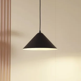 Lindby Lampa wisząca Clarine, czarny/biały, Ø 32 cm, metal - Lampy sufitowe - miniaturka - grafika 1