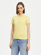 Koszulki i topy damskie - Lacoste Polo PF5462 Żółty Slim Fit - miniaturka - grafika 1