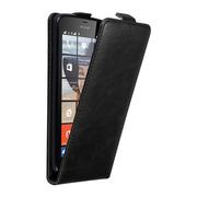 Etui i futerały do telefonów - Pokrowiec Do Nokia Lumia 640 w Etui CZARNA NOC Flip Case Cover Obudowa Ochronny Cadorabo - miniaturka - grafika 1