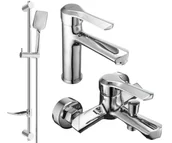 Zestawy prysznicowe - Mexen Sabre DF62 zestaw wannowy, chrom - 72103DF62-00 - miniaturka - grafika 1