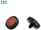 Piloty i wężyki fotograficzne - Pilot/wężyk spustowy JJC Przycisk spustu migawki JJC SRB Deluxe Soft Czarno - Brązowy - miniaturka - grafika 1