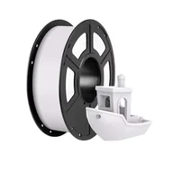 Filamenty i akcesoria do drukarek 3D - filament do drukarek 3D, wysoka precyzja, 1 kg/rolka, biały 1 kg - miniaturka - grafika 1