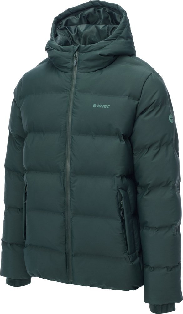 Kurtka męska Berg Outdoor Męska kurtka zimowa pikowana z kapturem ocieplana Hi-tec Devar rozmiar M