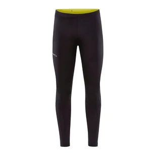 Męskie Legginsy CRAFT ADV ESSENCE ZIP TIGHTS 2 M 1914113-999000 – Czarny - Spodnie sportowe męskie - miniaturka - grafika 1