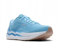 Buty trekkingowe męskie - Męskie buty do biegania po asfalcie Brooks Ghost Max 2 niebiesko-białe - miniaturka - grafika 1