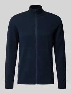 Kardigan ze stójką i zamkiem błyskawicznym - Swetry męskie - miniaturka - grafika 1