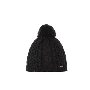 Eisbar, Czapka zimowa Afra Pompon MÜ, 75039 009, czarna, unisex - Czapki damskie - miniaturka - grafika 1