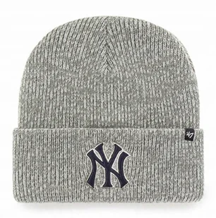 CZAPKA ZIMOWA '47 NEW YORK YANKEES NYJ SZARA PREMIUM - Czapki damskie - miniaturka - grafika 1
