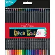 Kredki, ołówki, pastele i pisaki - Faber-Castell Kredki Ołówkowe Faber-Castell Black Edition 24 Kolory - miniaturka - grafika 1