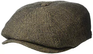 Czapki damskie - Brixton Czapka Brood Snap Cap Beret uniseks, Br?zowy/Khaki, S - grafika 1