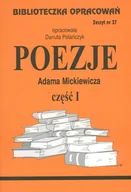 Pomoce naukowe - Poezje Adama Mickiewicza. Część I. Biblioteczka opracowań. Zeszyt nr 37 - Danuta Polańczyk - książka - miniaturka - grafika 1