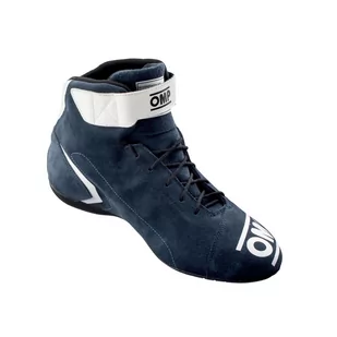 Buty wyścigowe OMP FIRST MY21 granatowo-niebieskie (FIA) - Odzież do sportów motorowych - miniaturka - grafika 2