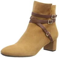 Moda i Uroda OUTLET - Geox Damskie buty D PHEBY 50 Ankle Boot, koniak, 35 EU - miniaturka - grafika 1