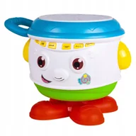 Instrumenty muzyczne dla dzieci - Bębenek Interaktywny Muzyczny Obrotowy Dziecka Światło Śmiech dla Dzieci - miniaturka - grafika 1