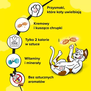 DREAMIES 6x60g - przysmak dla kota z pysznym serem - Przysmaki dla kotów - miniaturka - grafika 3