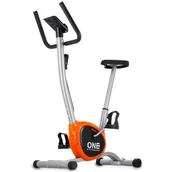 Rowery treningowe - ONE FITNESS RW3011 Srebrno-pomarańczowy - miniaturka - grafika 1