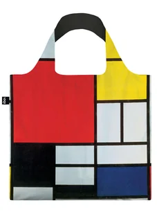 Torba miejska składana Loqi Piet Mondrian - composition - Torby i wózki na zakupy - miniaturka - grafika 1