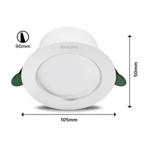 Philips Diamond Cut LED spot 10.5cm 400lm/2.2W 840 - Oprawy, klosze i abażury - miniaturka - grafika 1