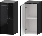 Szafki łazienkowe - Słupek Łazienkowy ROSEN 1D D L - Uchwyt Czarny - miniaturka - grafika 1