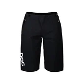 Spodenki rowerowe - Męskie spodenki rowerowe POC Essential Enduro Shorts L, Czarny - miniaturka - grafika 1