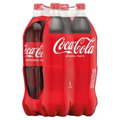 Napoje gazowane - Coca-Cola Napój gazowany o smaku coli 4x1,5L - miniaturka - grafika 1
