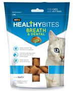 Przysmaki dla kotów - VETIQ HEALTHY BITES BREATH & DENTAL FOR CATS 65g - miniaturka - grafika 1