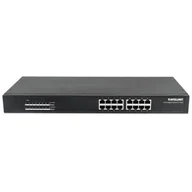 Pozostałe akcesoria sieciowe - Switch niezarządzalny Intellinet 16x 10/100/1000 Mbps PoE+ 220W Rack 19" - miniaturka - grafika 1