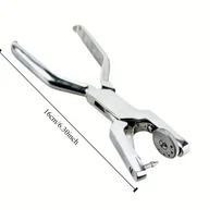 Rękodzieło - TEMU Wytrzymałe Narzędzie do Dziurkowania w Sztucznej Skórze z Stali Nierdzewnej - 5 Regulowanych Rozmiarów Otworów do Precyzyjnego Dziurkowania w - miniaturka - grafika 1