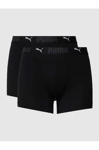 Obcisłe bokserki z detalami z logo w zestawie 2 szt. - Puma - Majtki damskie - miniaturka - grafika 1