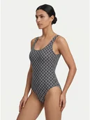 Stroje kąpielowe - Calvin Klein Swimwear Strój kąpielowy LV00Q61205 Czarny - miniaturka - grafika 1