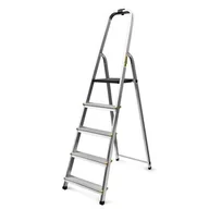 Drabiny - DRABEST Drabina aluminiowa domowa profesjonalna 5 stopniowa 150 kg - miniaturka - grafika 1