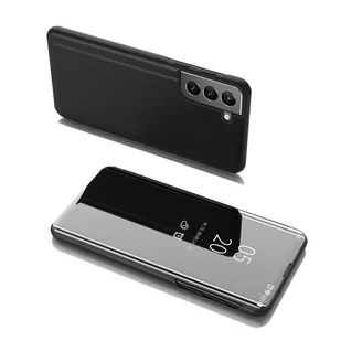 Clear View Case futerał etui z klapką Samsung Galaxy S22+ (S22 Plus) czarny - Etui i futerały do telefonów - miniaturka - grafika 1