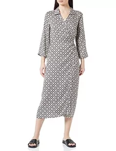 Sisley Sukienka damska, Multicolor Grey And Black 63j, 42 - Sukienki - miniaturka - grafika 1