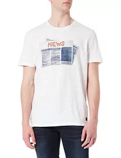 BLEND T-shirt męski, 110602/śnieg biały, S - Koszulki męskie - miniaturka - grafika 1