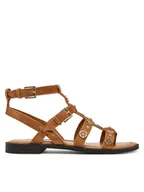 Sandały damskie - Guess Sandały FLJY2Z SUE03 Brązowy - miniaturka - grafika 1